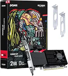 GPU NVIDIA GEFORCE R5 220 2GB DDR3 64 BIT PROJETO EDGE LOW PROFILE SINGLE FAN - PPER5DR3LPBR