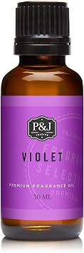 P&J Fragrance Oil - Violet Scent 30ml - Candle Scents, Soap Making, Diffuser Oil, Fresh Scents