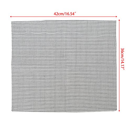 Bduco Nonstick BBQ Mat Barbecue Grill Mesh Mat Net Cook Grate Cover Heat Resistant Roasting Cooking Pad BBQ Tools Accessories