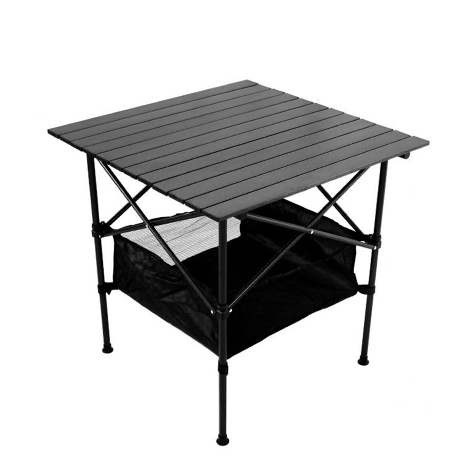 Table pliable alliage d'aluminium compacte pour un gain de place
