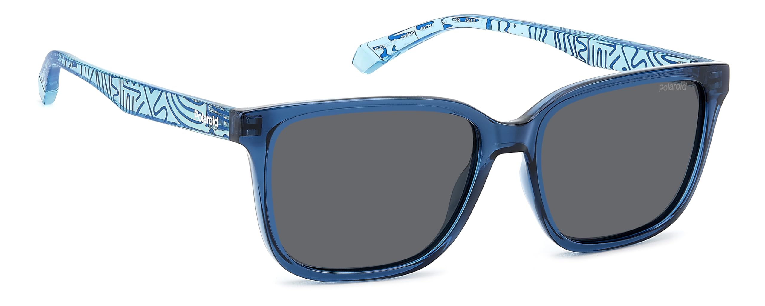 POLAROID KIDS Okulary unisex dla dzieci, Niebieski, 49/14/130