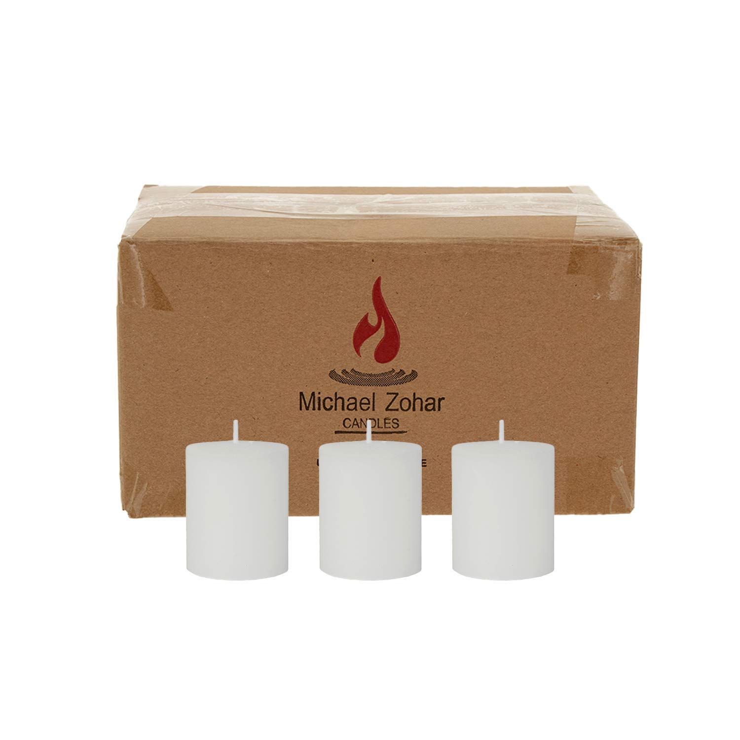 Buy Michael Zohar Candles Votive Candle, Unscented, 100 Percent Paraffin Wax Votive Candle for