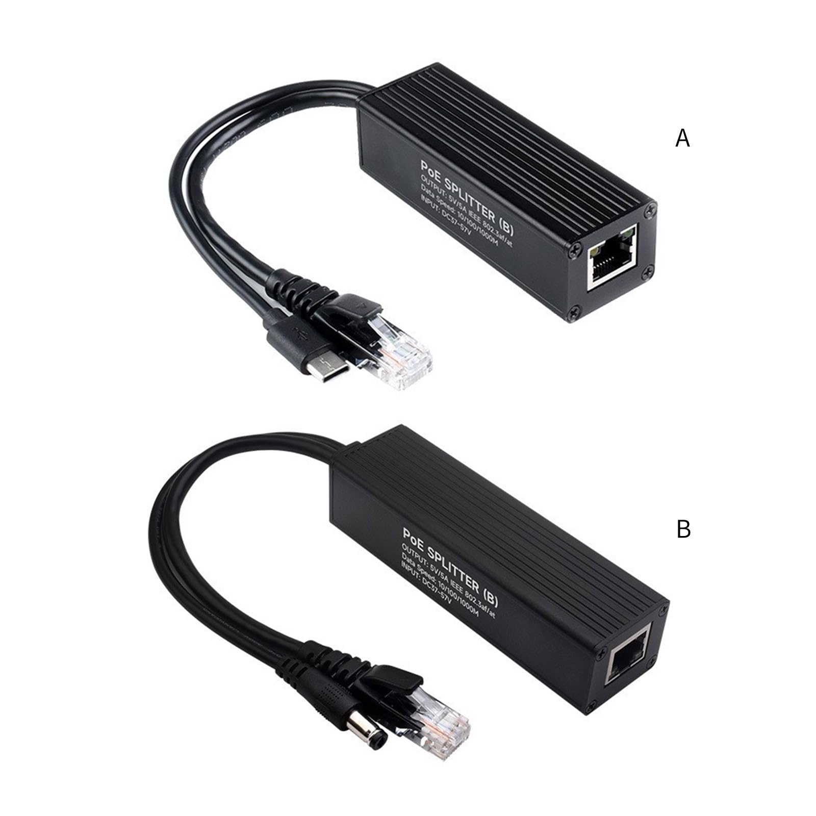Splitter di Ethernet con l'adattatore dell'uscita di velocità 5V 5A di gigabit per i sistemi di sicurezza sicuri