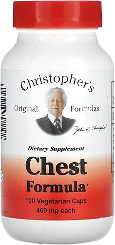 Christopher's Original Formulas - Fórmula para el pecho, 460 mg, 100 cápsulas vegetarianas