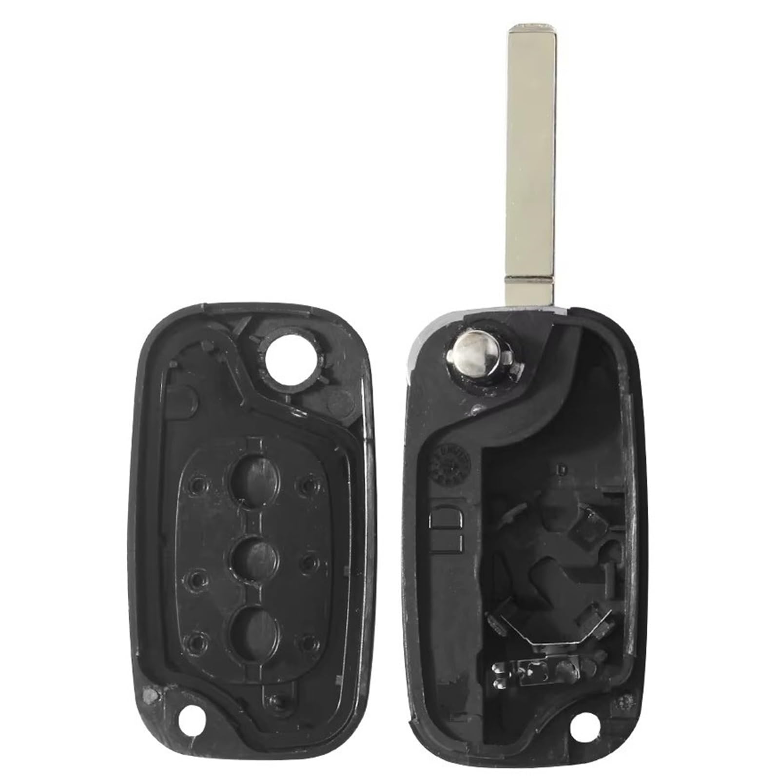 Compatibile Con Per Modus 2004-2012 Per Megane 3 2002-2015 1 Pz 2 Pulsanti Custodia Chiave Per Auto NE73 VA2(2 BTN HU83 Blade)