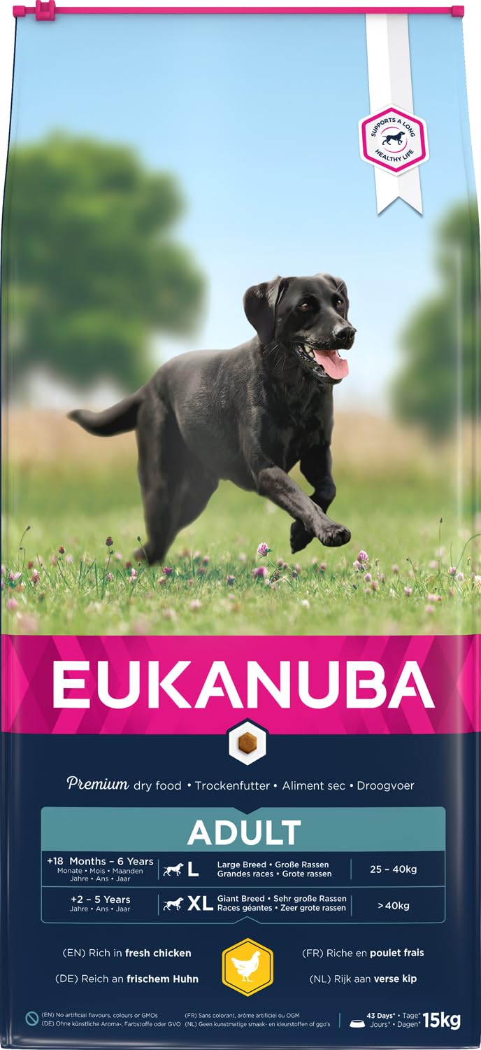 EUKANUBA Graanvrij ** hondenvoer voor puppy’s van grote rassen 18kg – Eukanuba Breeder Club