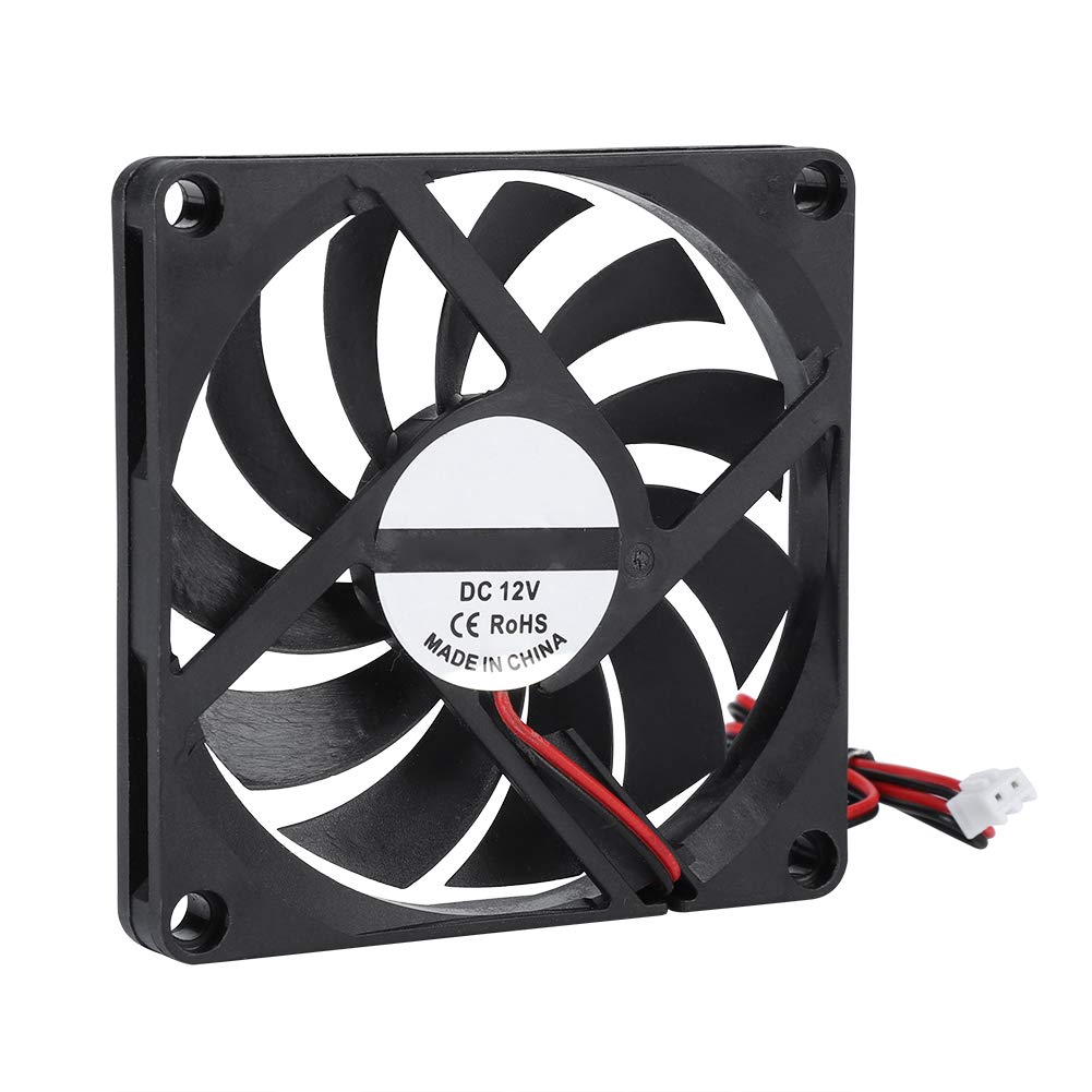 Wentylator Chłodzący 3D, 21.46CFM 2 szt. Części do Montażu Drukarki 3D Wysoka prędkość Wentylatora Chłodzącego 12V 6000 Obr/min