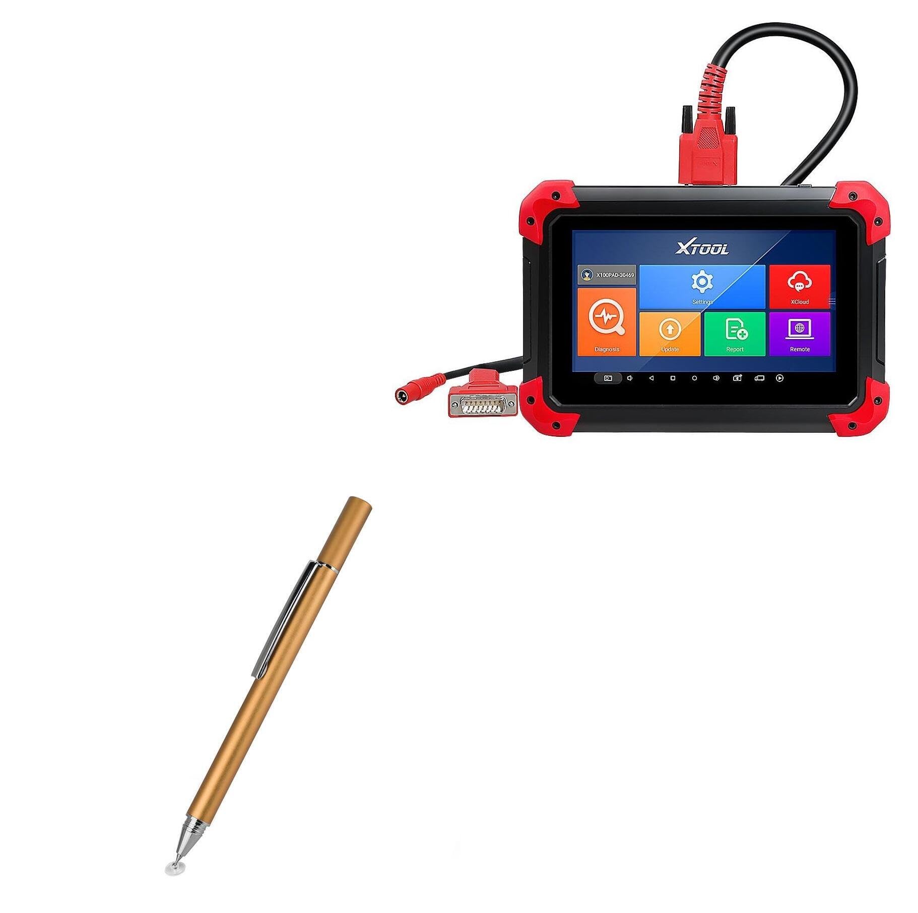 BoxWave Stylus Pen Compatible with XTool X100PAD Plus (7 in) - FineTouch Capacitive Stylus, Super Precise Stylus Pen - Champagne Gold