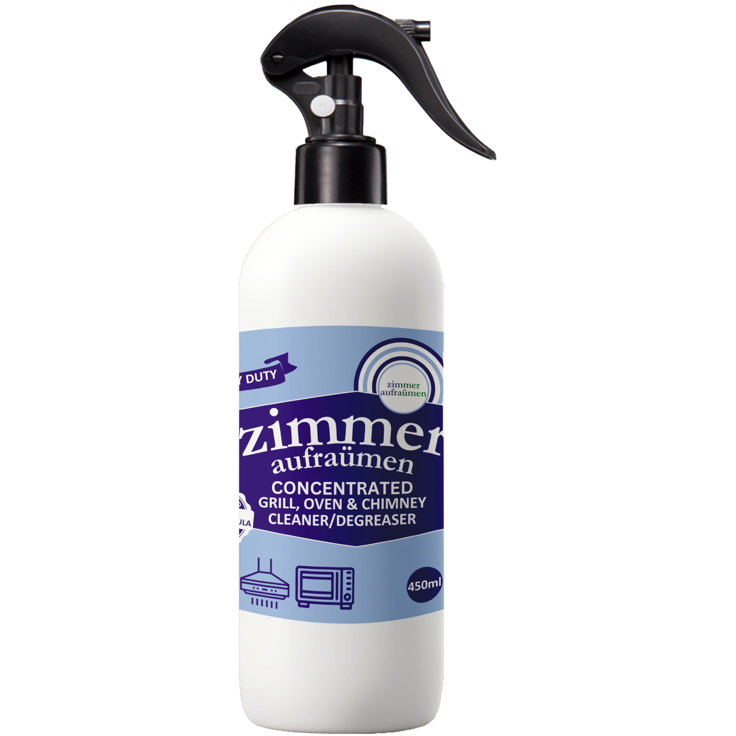 Chimney & Grill Cleaner. Kitchen Cleaner 450ml- Removes Grease, Oil & Stain remover for Grill, Oven, Gas Stove & Kitchen Cleaners etc|Non-Flammable,Nontoxic & Chlorine Free