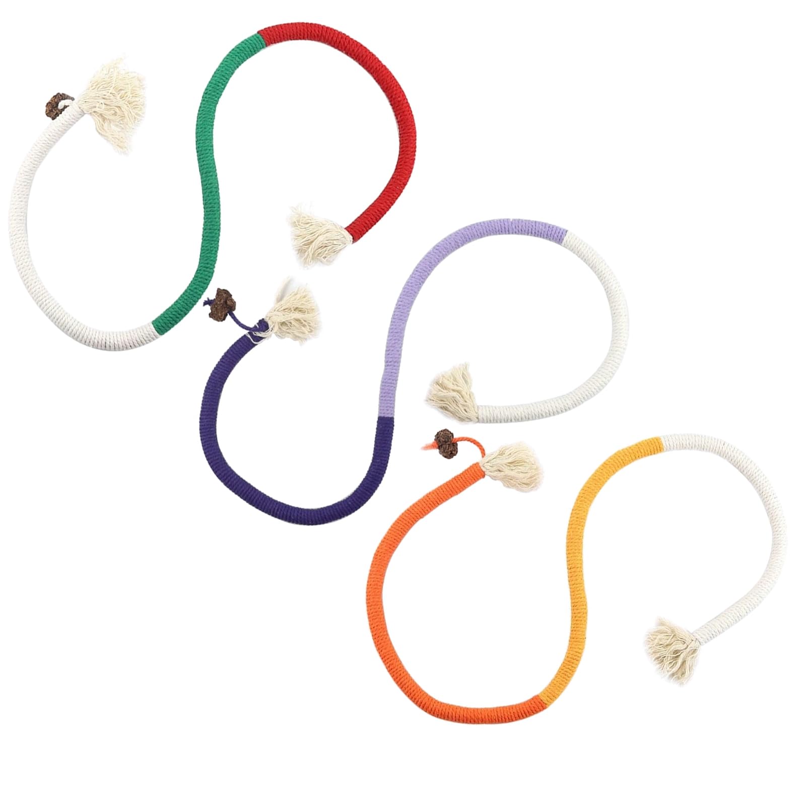3 Pcs Cat Toys for Indoor Cats Adult, Catnip Chew Rope for Cats, Kitten Teething Chew Toy Rope for Teething Pets, Cat Birthday Presents for Cat Playing Chewing Teeth-Cleaning, Catnip Cotton Rope