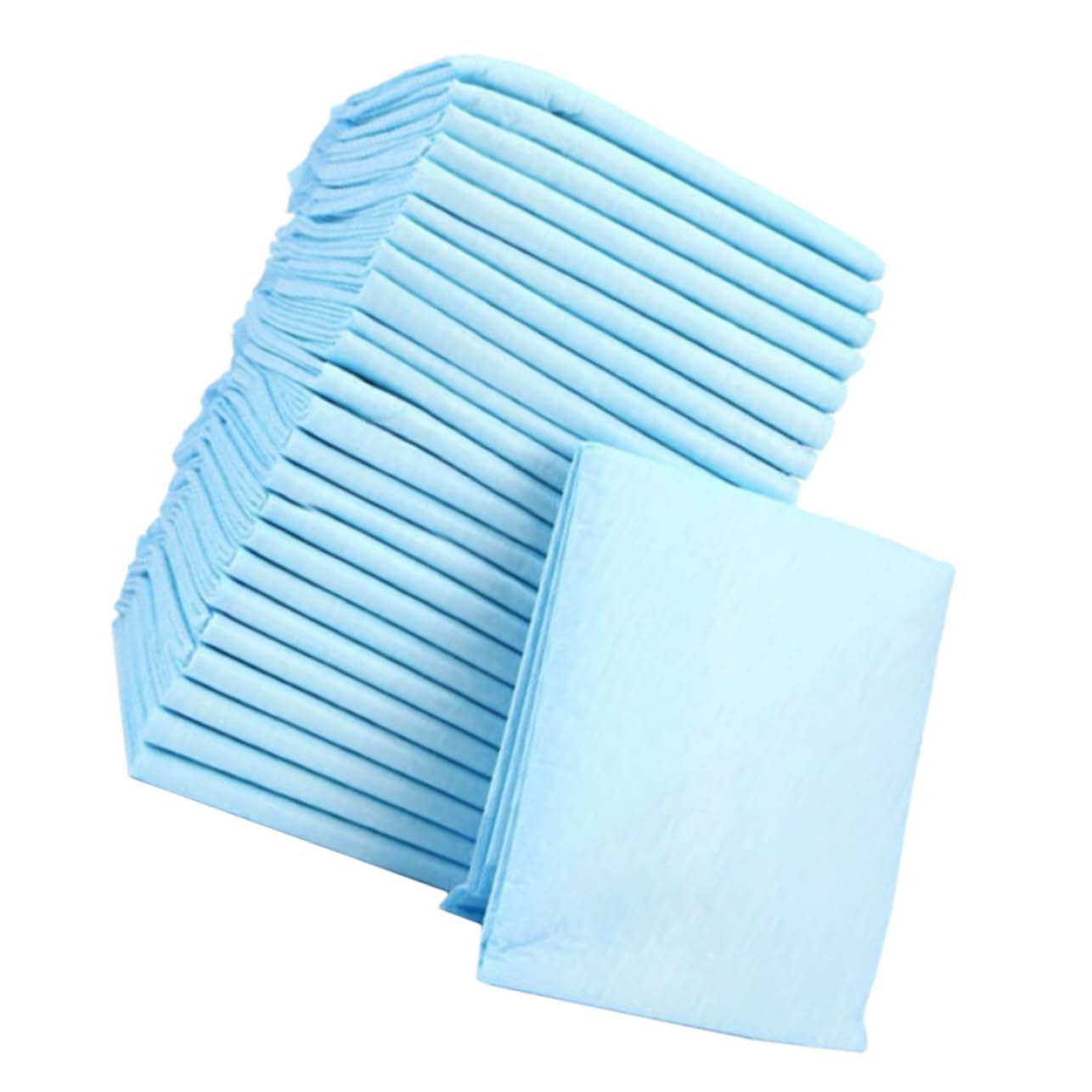 Tapis de Propreté pour Chiens Jetables Épaissi, 50 Pièces, Double Couche