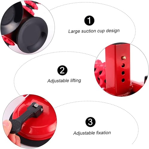 Miniatura 5 de Kisangel 1pc Sit up Aid Self-Suction Training Equipment Home Workout Suction Cup Sit-up Home Gym Equipment Portable Workout Equipment Fitness