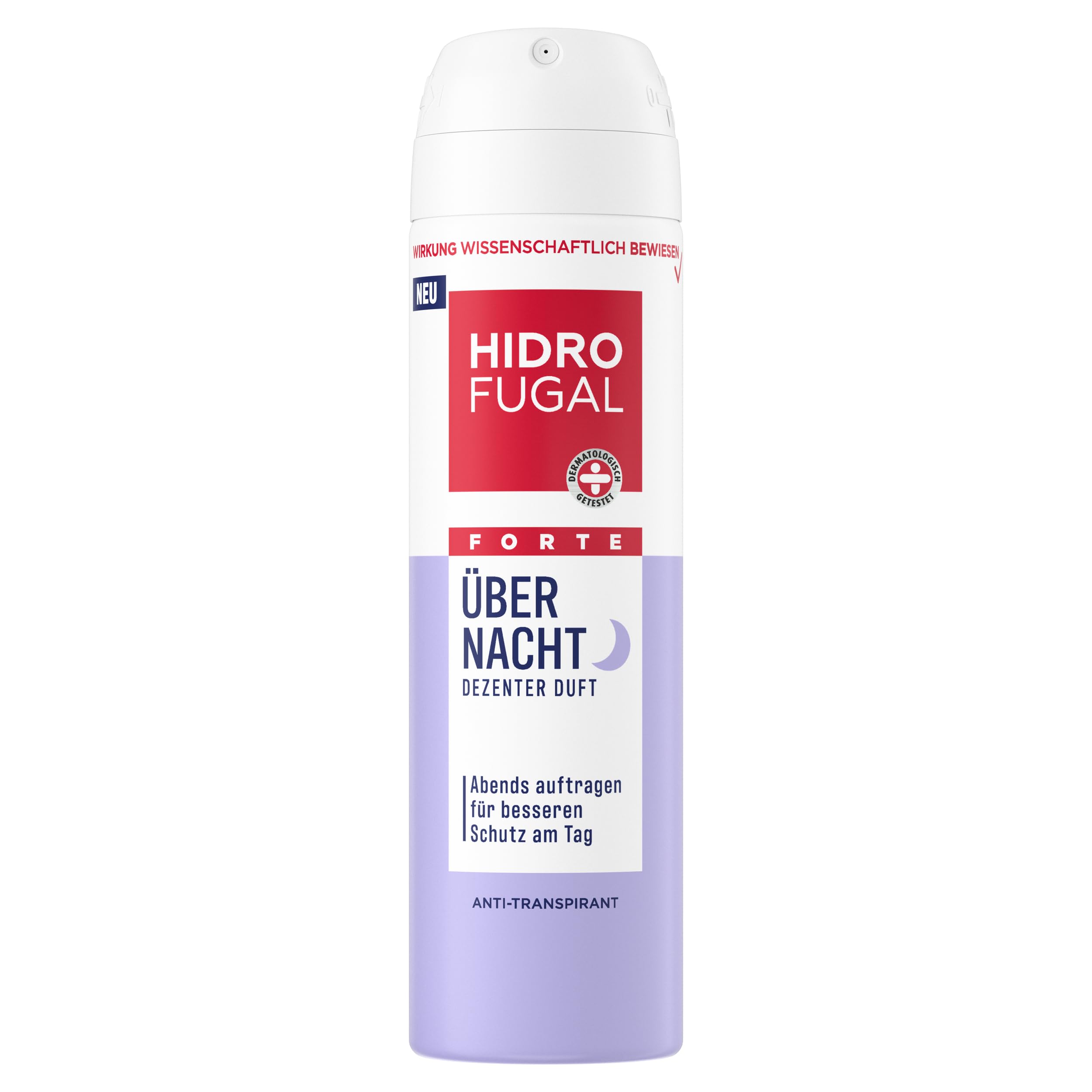 Beiersdorf Hidrofugal Forte Über Nacht Deo Spray, Antitranspirant Für Die Abendanwendung, Deodorant Für Einen Stärkeren Schutz Am Tag (150 Ml)