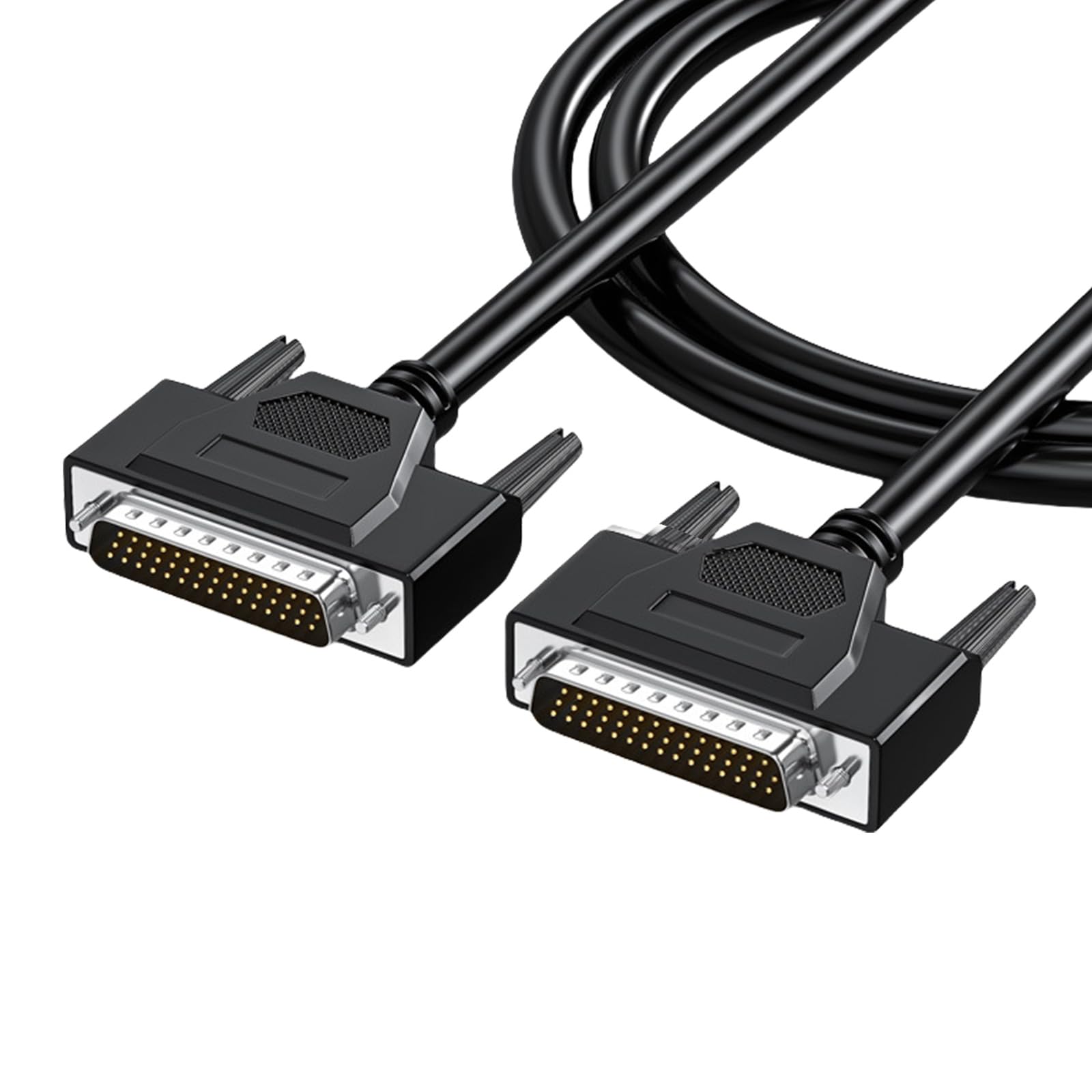 PVC DB44 Stecker auf Buchse/Stecker, Aluminiumfolie und Geflecht, paralleler serieller Anschluss für Computer und Maschinen