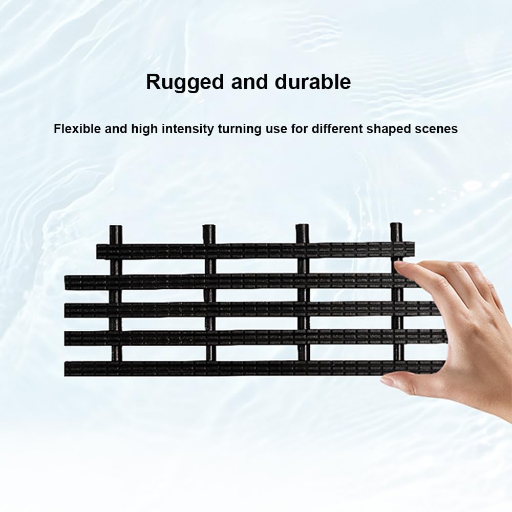 Griglia antiscivolo per piscina, 100 cm, copertura in ABS resistente, facile da unire, larghezza 30 cm, ideale per cantine e cucine, soluzione di drenaggio sicura e versatile