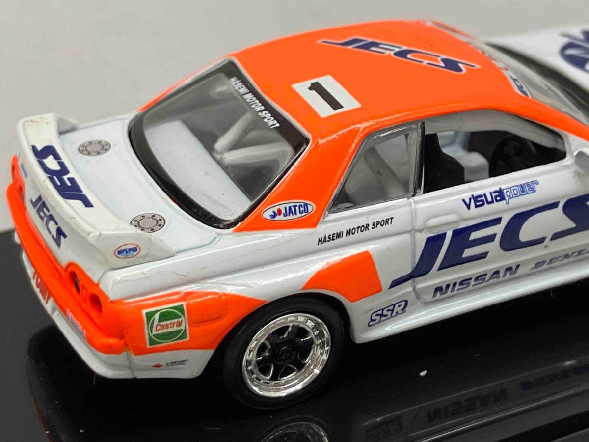 京商1/64改スカイラインGT-R（BNR32）TE37深リムSTANCE街道 京商