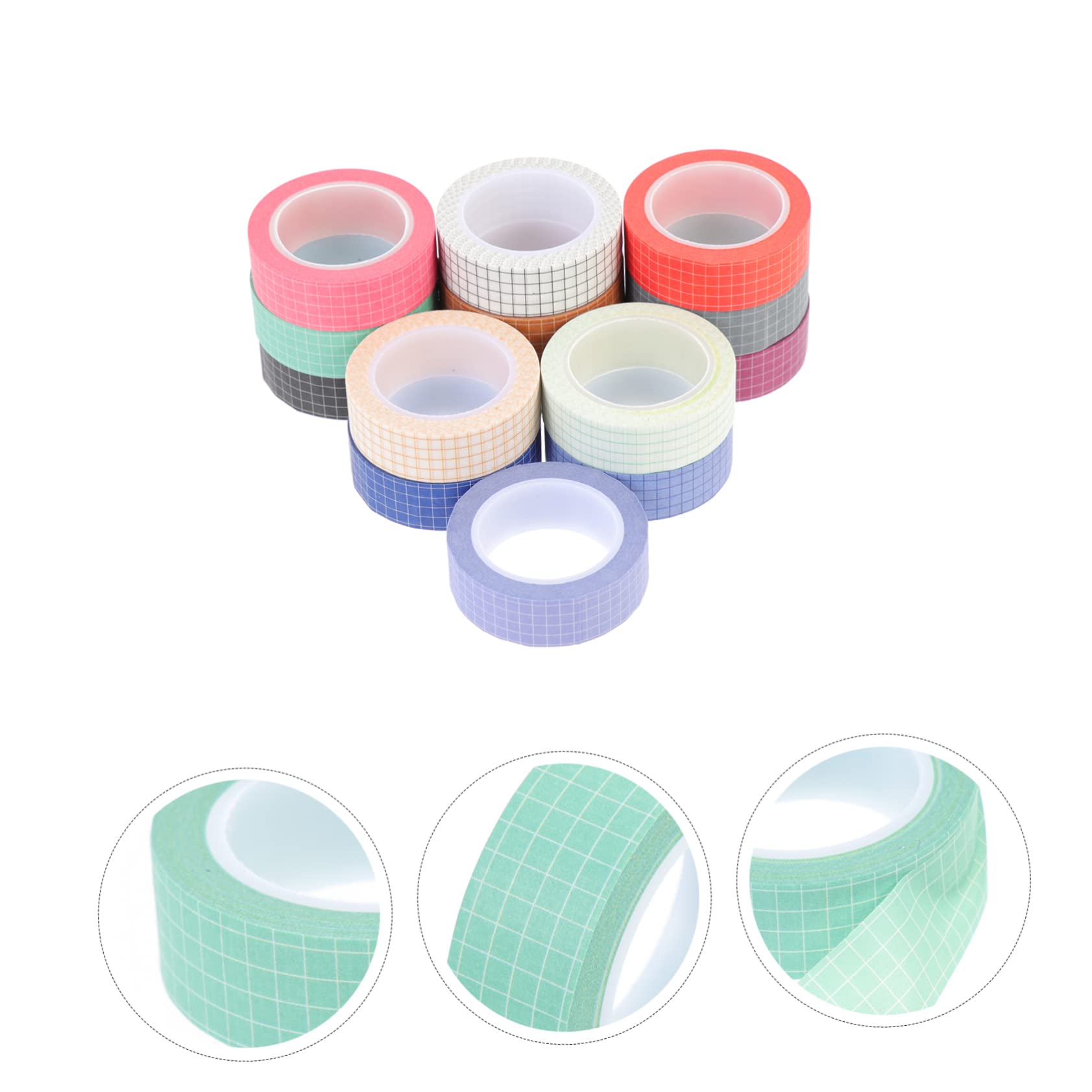 SHINEOFI 28rotoli Nastro Adesivo Decorativo Carta Motivo Per Scrapbooking e Per Decorazioni Di Diari e Articoli Di Cancelleria
