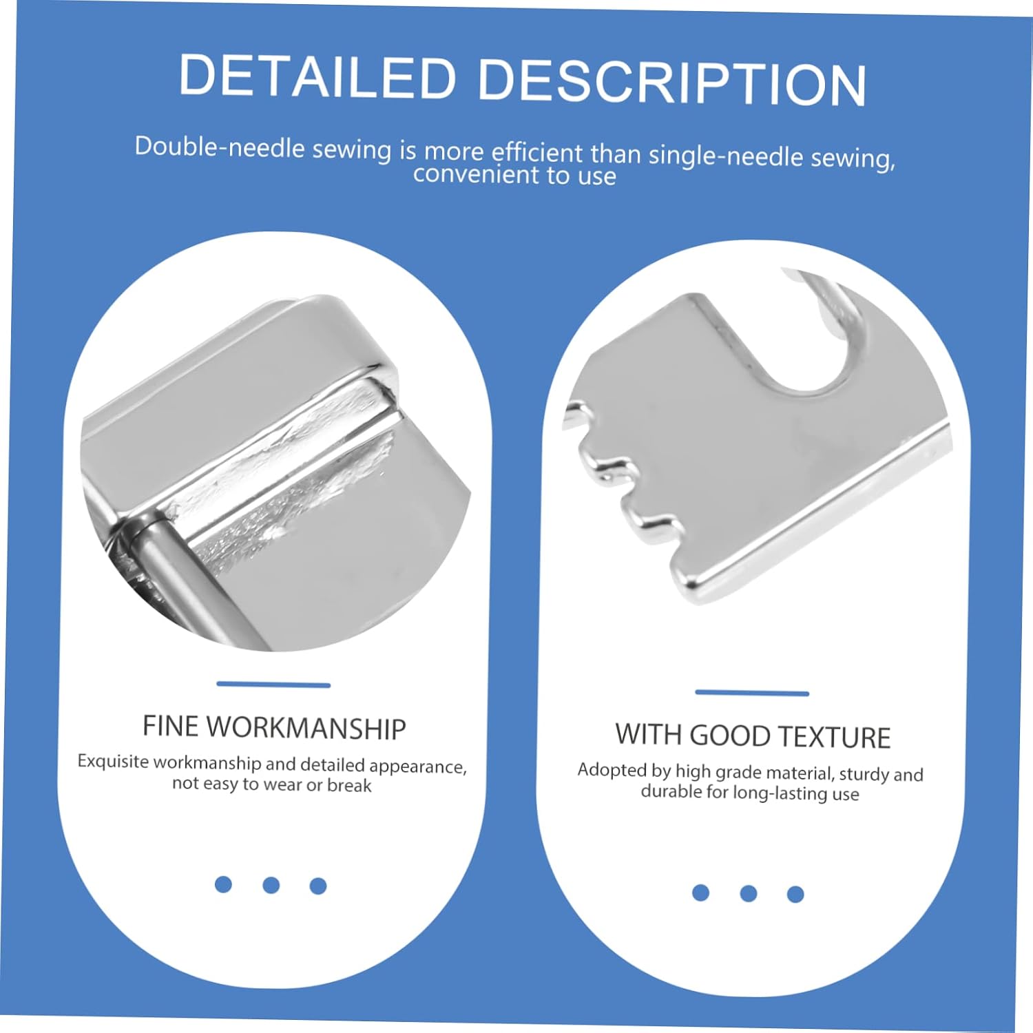 TEHAUX 10sets Twin Needles for Sewing Machines Multi-Functional Presser Foot Accessories for Professional Sewing Compatible Models