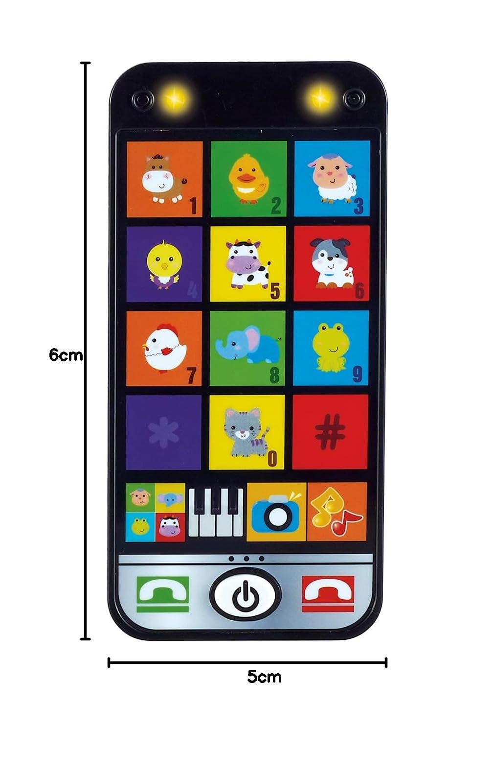 TACHAN - Zestaw Klucze i telefon dla dzieci - Muzyka i dźwięki - Zabawka wczesnego dzieciństwa - z latarką (CPA Toy Group 782T00836)