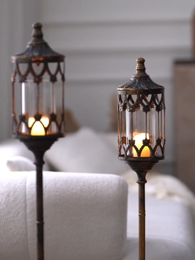 Amazon.com: NOONEAU Vintage Floor Candelabra - 37.1