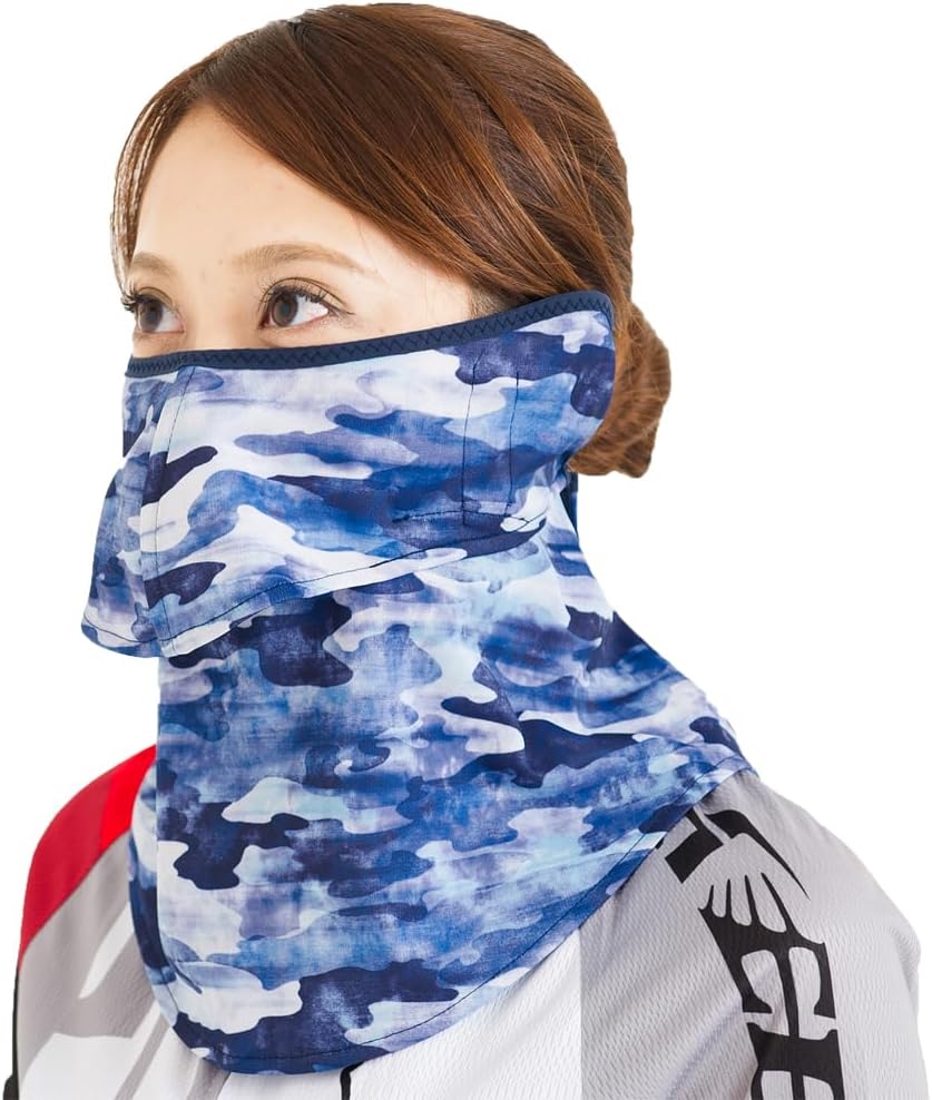 YAKeNU UV CUT MASK, Fabric Face Cover for Outdoor, Breathable Neckwear, Yake-nu Fit