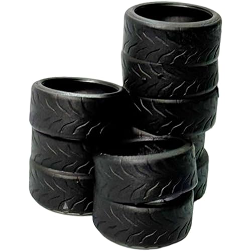 1/64 Scale Miniature Garage Scene Props for Auto Repair Shop Diorama, Mini Garage Storage System Accessories, Simulated Auto Repair Shop Decor, Tire Stack