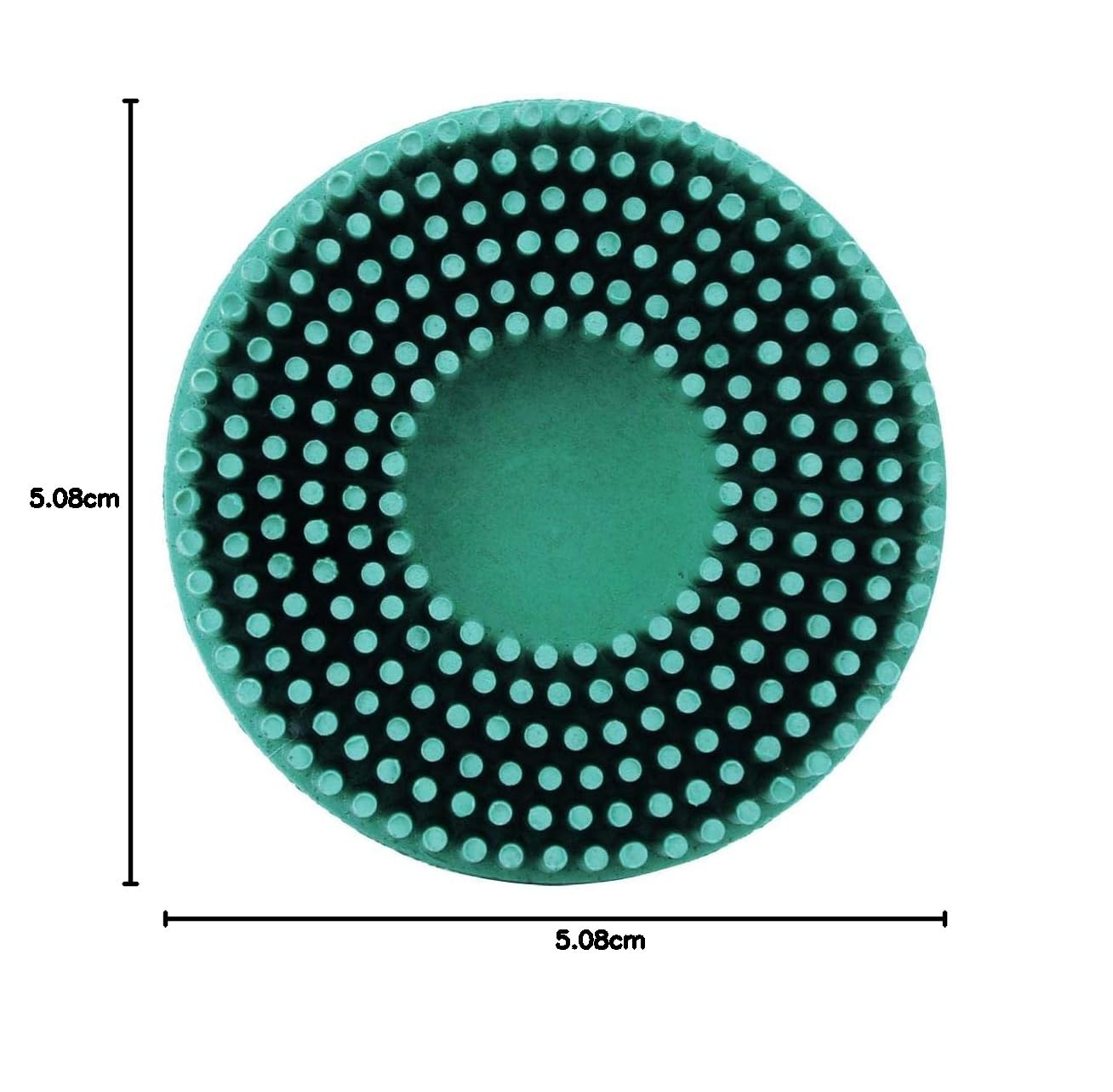 Disque de poils, disque de poils abrasifs de 50 mm/2 pouces avec tige de 1/4 de pouce, roue de polissage Emery 50/80/120 en option, pour perceuse électrique(Vert, 50#)
