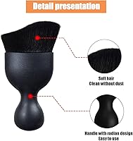 Vista 5 de 1 cepillo de polvo para el interior del automóvil, cepillo de detalles automático sin arañazos, cepillo suave de limpieza interior del automóvil