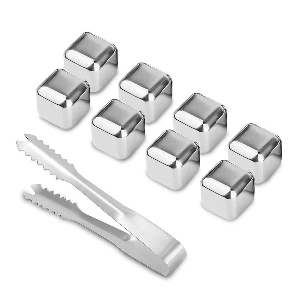 Sentexin Stainless Steel Reusable Wine Ice Cubes Chiller Whiskey Stones