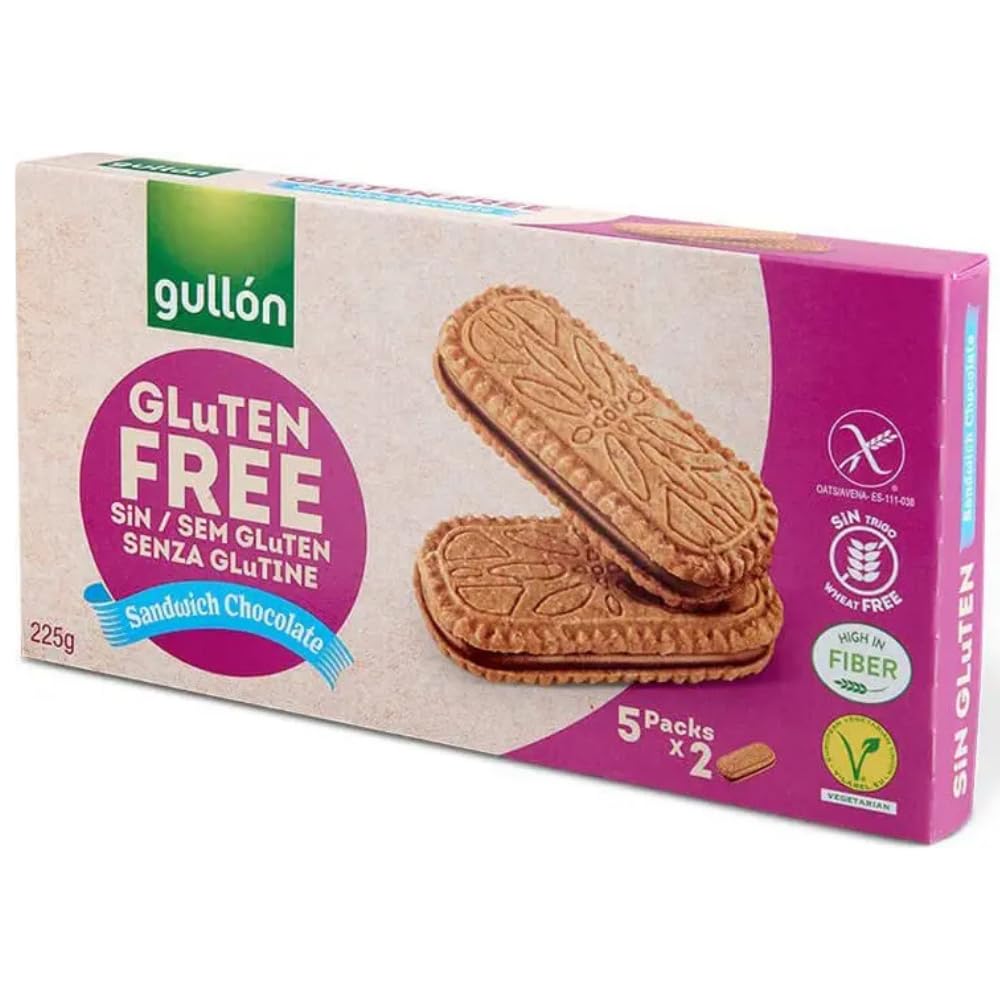 Italian Gourmet Bundle Glutenfreie Schoko-Sandwich-Kekse 12x 220g + Italian Gourmet Polpa Gratis – Gluten Free Kakao-Creme-Kekse, einzeln portionierte Snackpacks, Frühstück & Vorrat 2,64kg