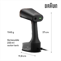 Braun QuickStyle 7 GS7077BK gőzölő, 35g/perc gőzteljesítmény, 250ml tartály, 35mp felmelegítés 3