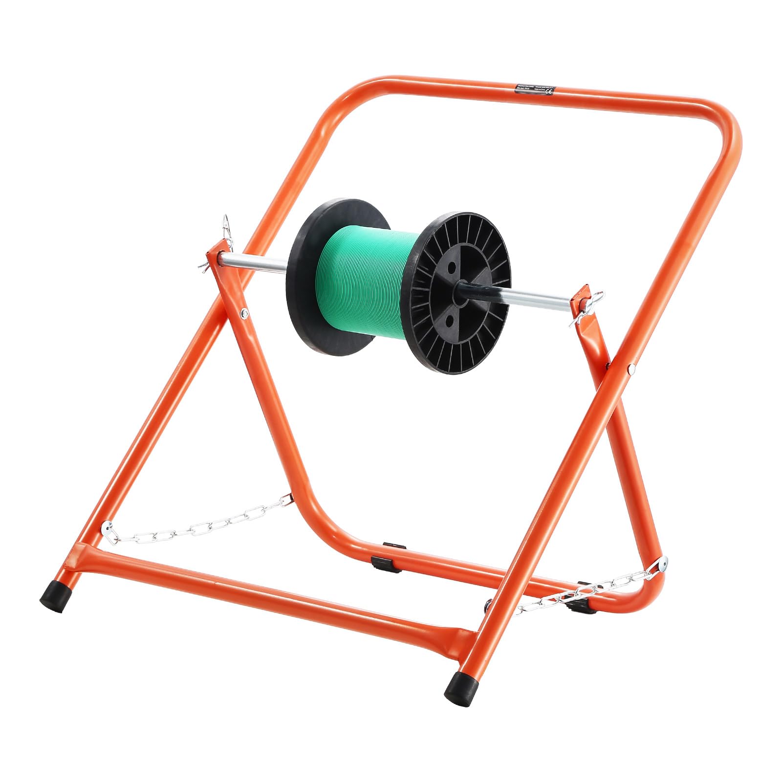 VEVOR Organizador de Cables, Soporte para Carretes de Cables Eléctricos Dispensador Portátil de Alambre para Carretes de Hasta 50 cm de Diámetro, Capacidad de 45 kg para Uso Industrial, Eléctrico
