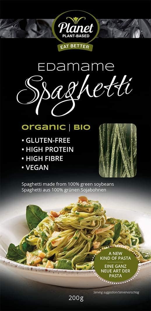 PlantBased Edamame Spaghetti, 200 g, Pasta made from 100 Green
