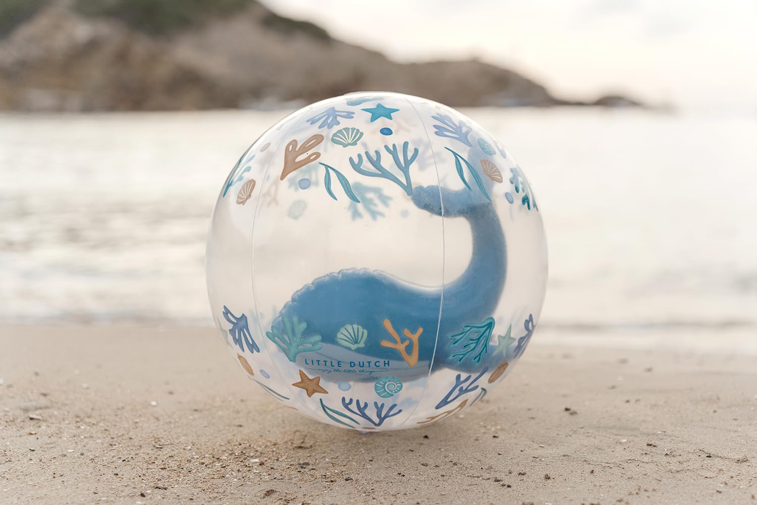 Little Dutch Ocean Dreams 3D Beach Ball Balena 35 cm