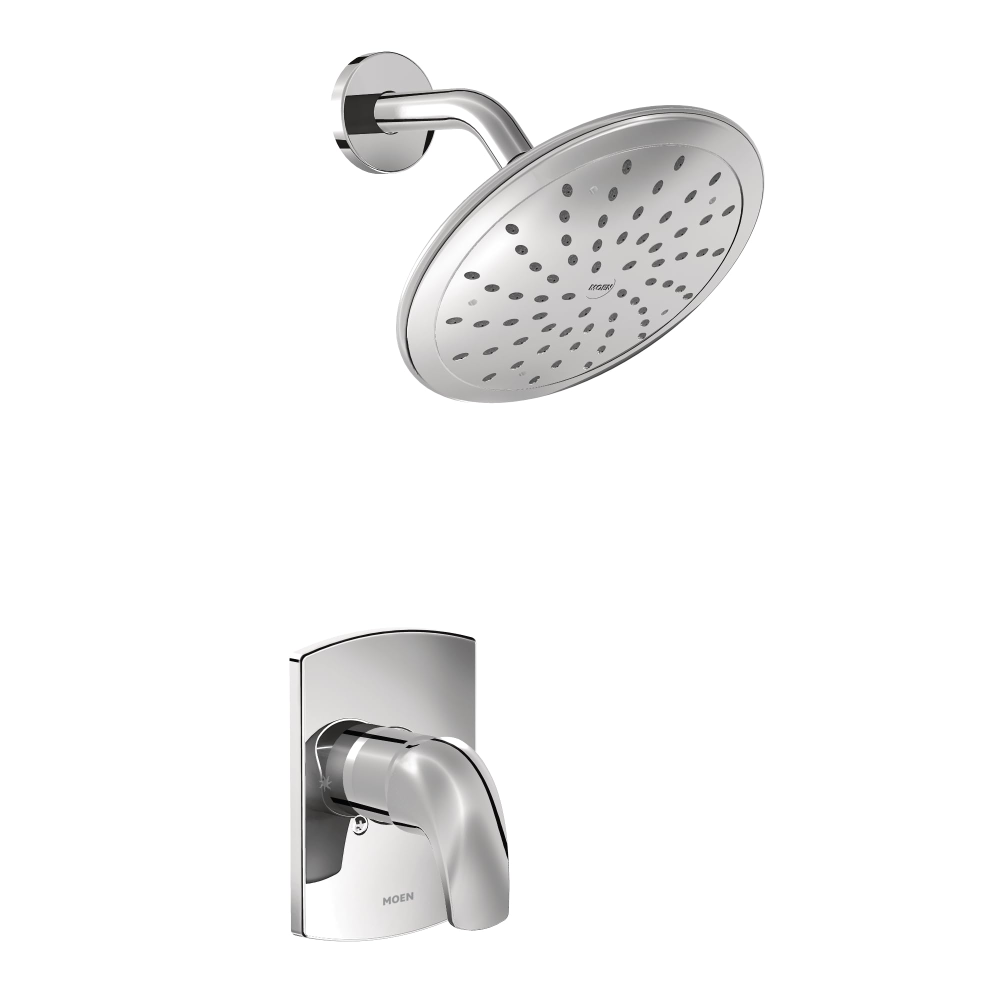 m@miina Moen Zarina Chrome Single‑Handle Shower Faucet with 8″ Showerhead