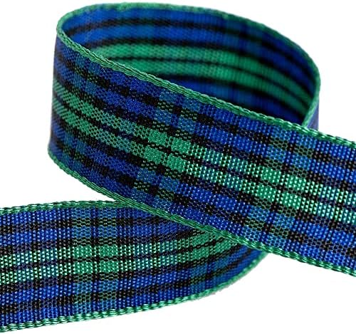 Berisfords BF_007622_10_0009_25 Nastro Tartan, Poliestere, Blackwatch, 10.4 x 10.4 x 4.4 cm, unità