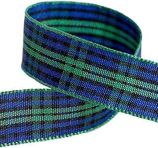 Tartan Ribbon 16mm x 10M - Red/Green