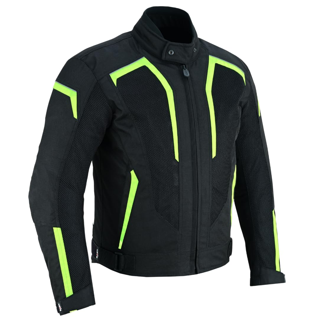 LOVO - Chaqueta de Verano para Moto Perforada y Ligera - Chaqueta Moto Verano Unisex sin Forro - Chaqueta Verano Moto Hombre y Mujer - Alta Ventilación y Comodidad en Ruta - Alta Protección