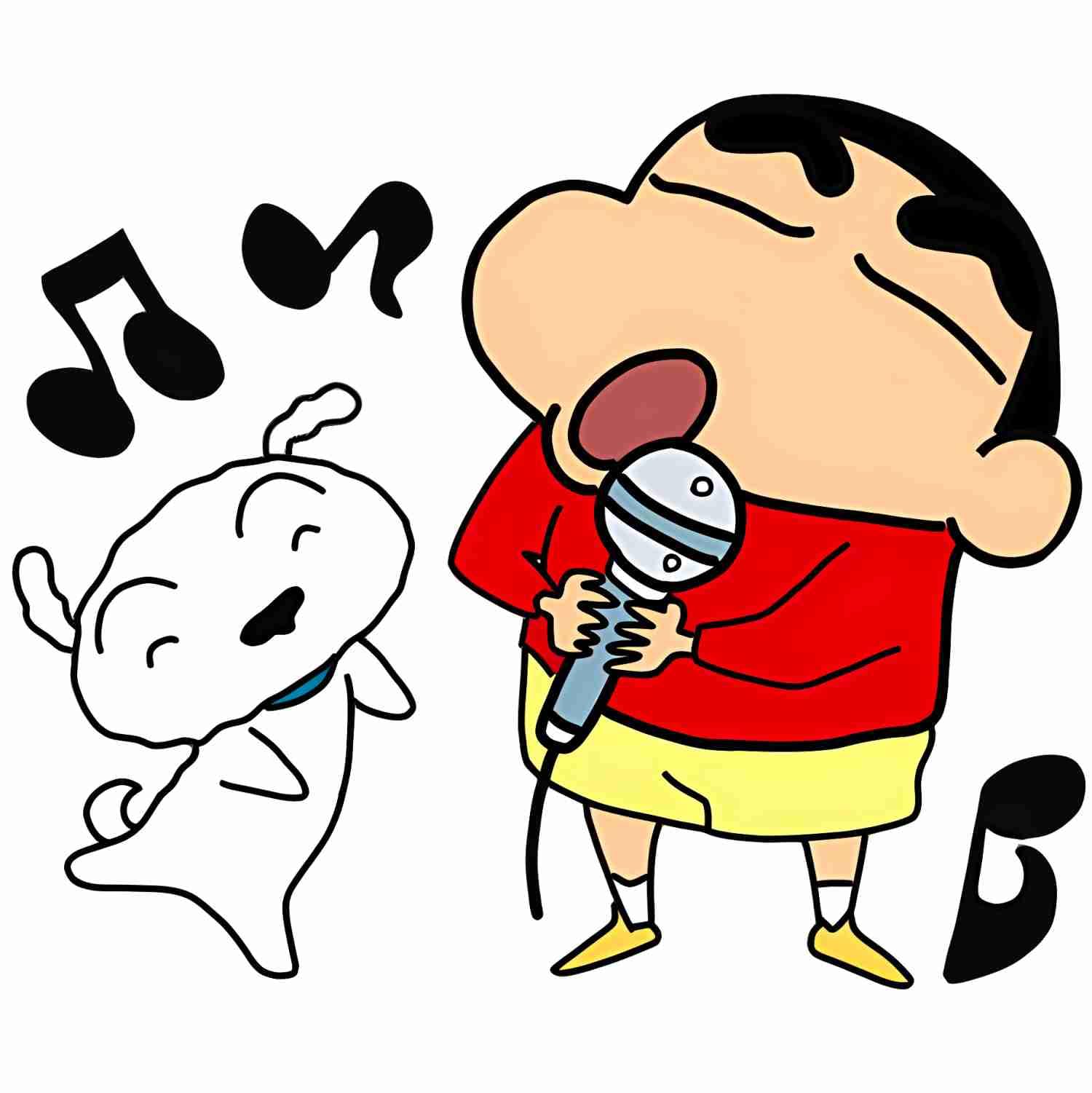 TripodBrothers Cartoon Shin-Chan Wall Sticker | 43x60 cm PVC Vinyl Multicolor Self Adhesive | Peel & Stick Anime Character Wall Dcor Mural for Bedroom, Living Room, Kids Room, Drawing Room Home-image-11