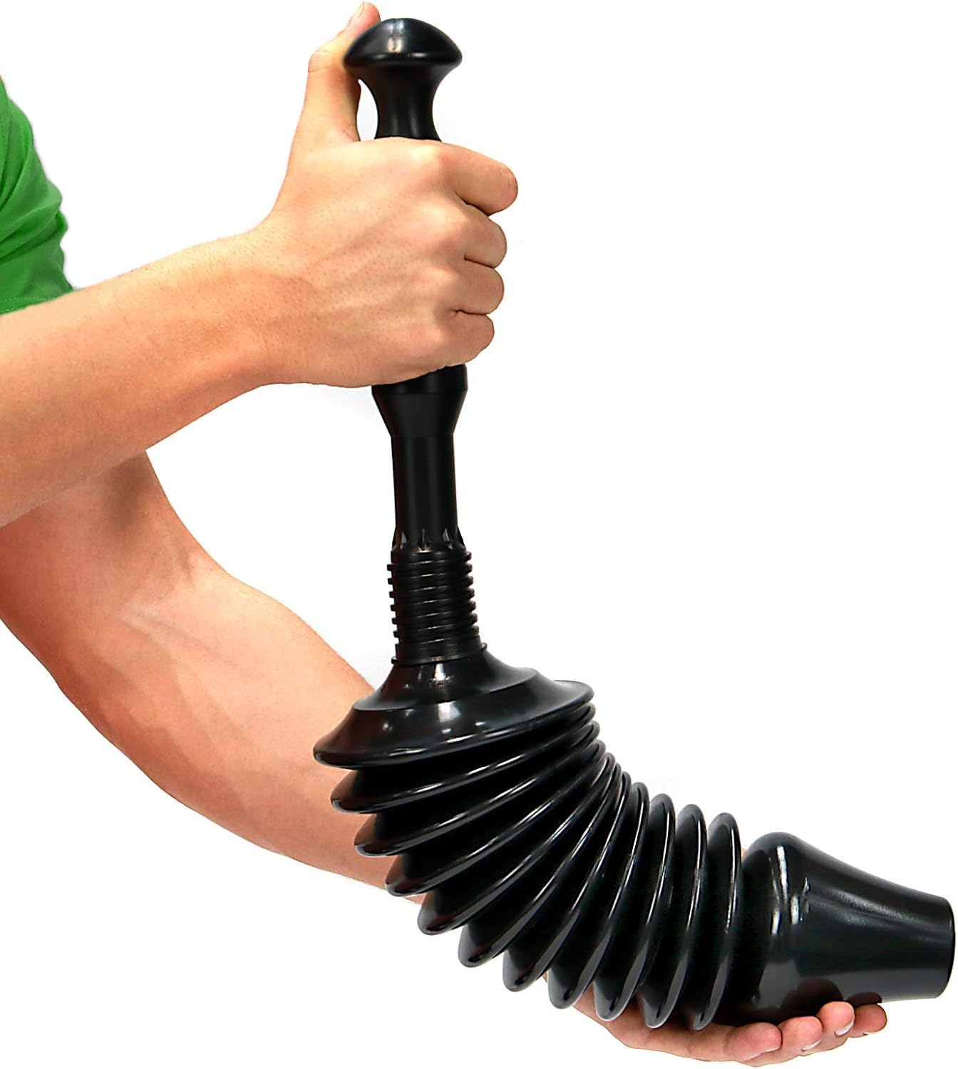 Toilet Unblocker Plunger Powerful Heavy Duty Flexible Clears and Unblocks