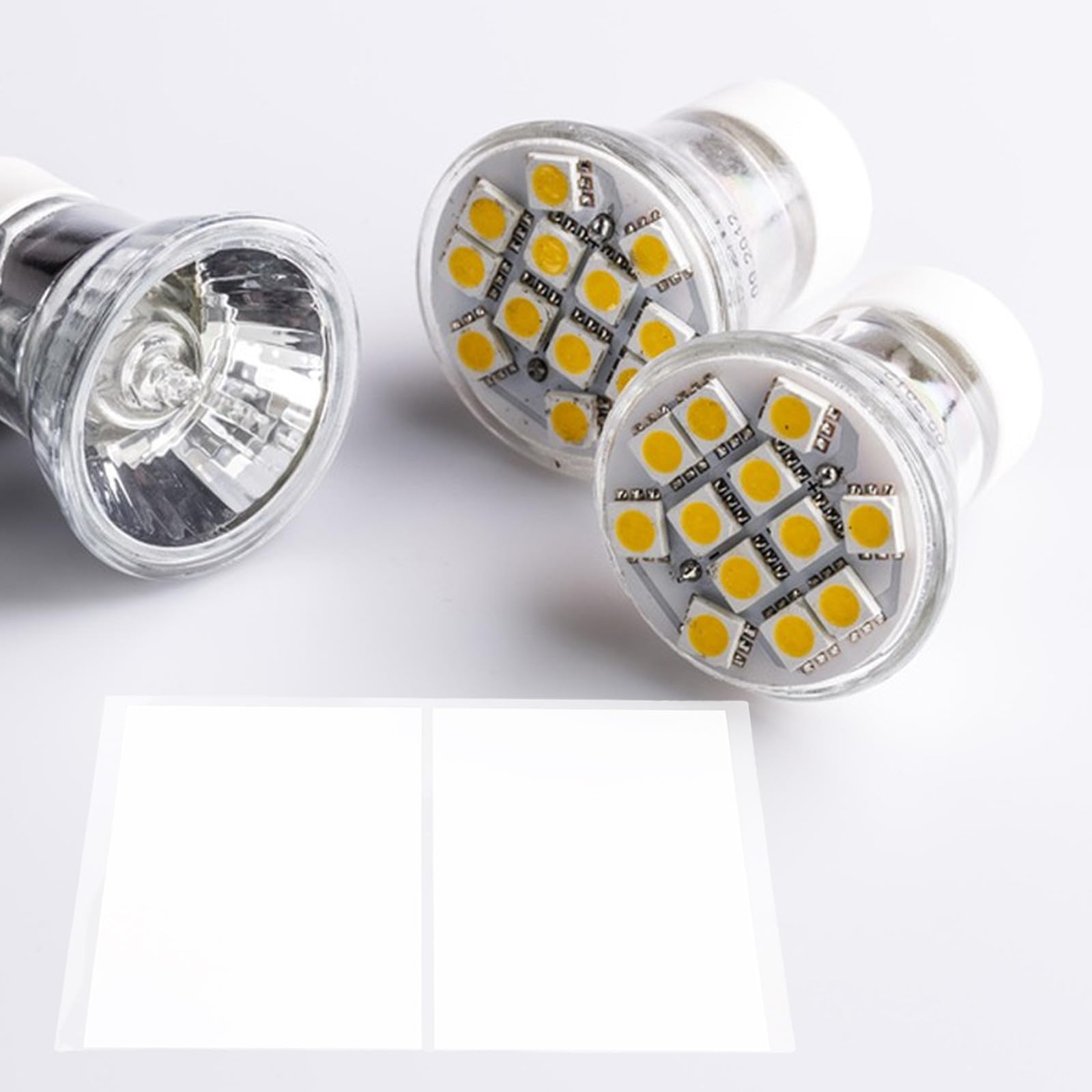 Levemolo 10 szt. samoprzylepnej folii dyfuzyjnej - filtry do oświetlenia LED - miękki, biały, plastikowy materiał dyfuzyjny - idealny do oświetlenia biurowego, domowego i imprezowego, grubość 50 µm
