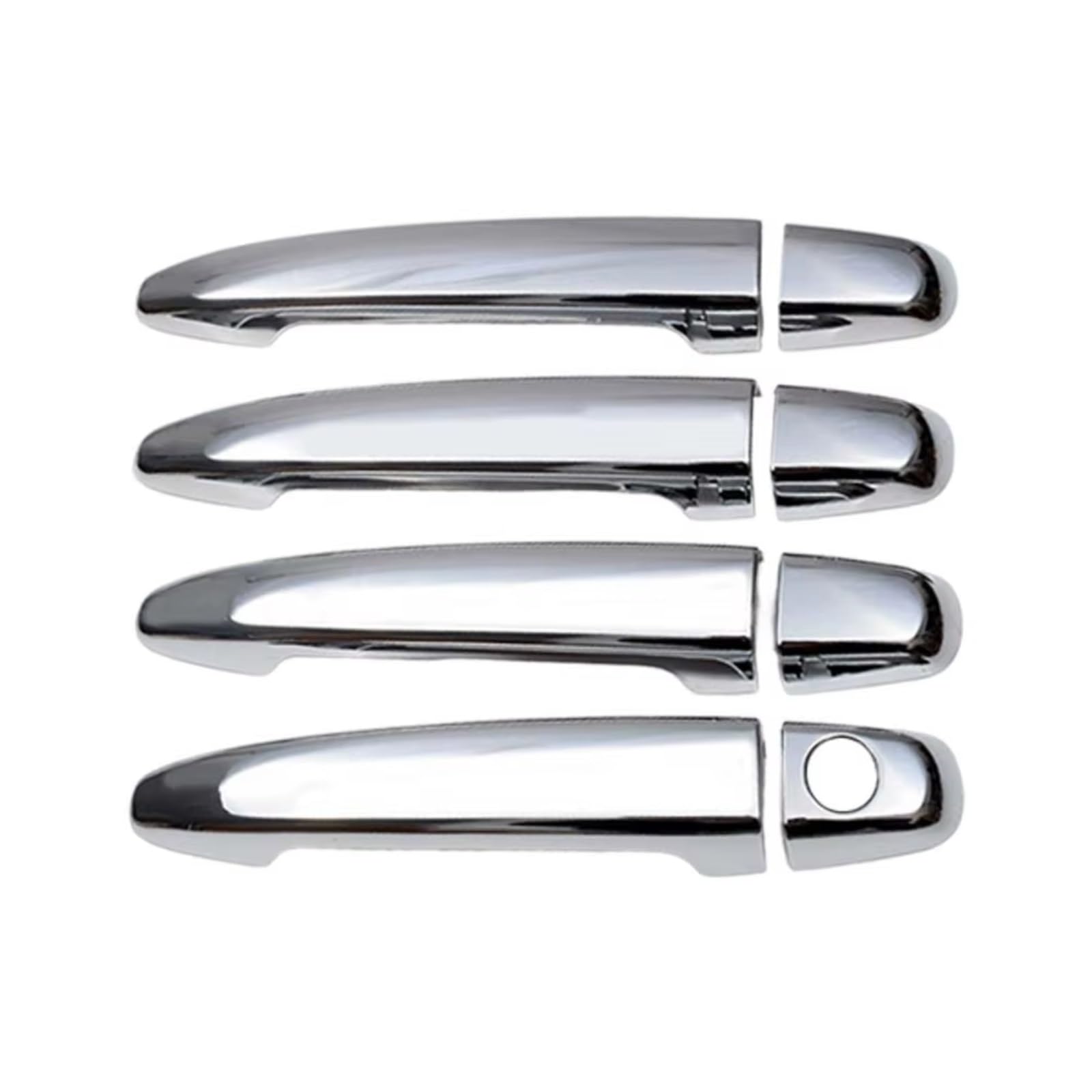 Zcxfdthf One Color Door Handle Covers Part Compatible With Toyota For Camry 2007-2011 Car Exterior Door Handle Cover Decoration Styling Upgrade Set