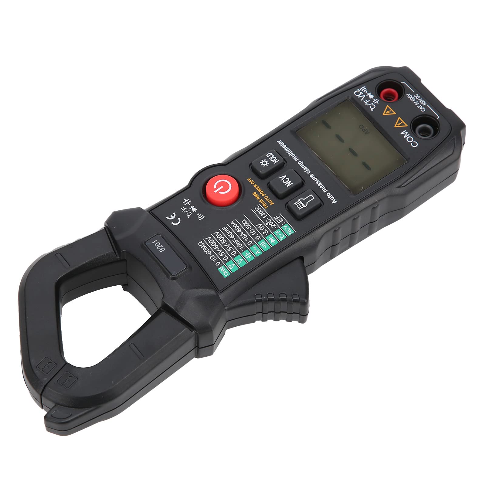 Pince Ampèremétrique ET8201, Multimètre D'identification Automatique de Haute Précision pour la Mesure de L'énergie électrique, Petit et Léger, Portable