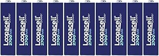 10 AA Rechargeable HR6 2700mAh 1.2V NiMH Batteries with Battery Holder