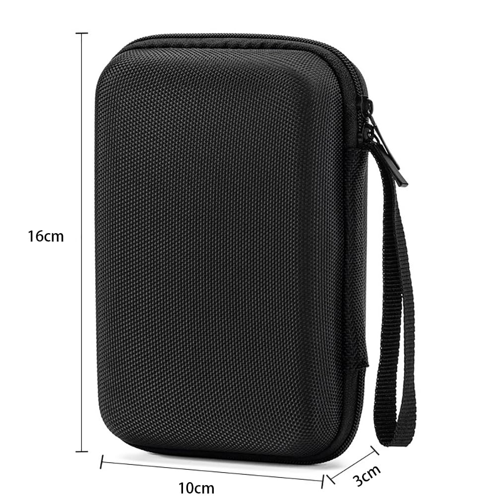 Voikoli Custodia Rigida EVA Per Sony Walkman NW-ZX500, ZX505, ZX507 – Antiurto, Nera, Con Cerniera E Dimensioni Compatte
