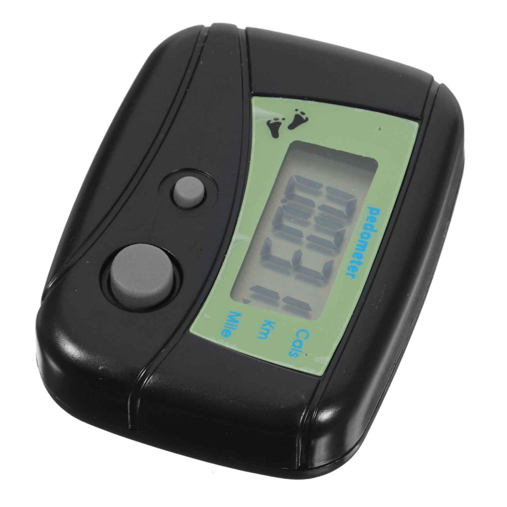 10 Pièces Compteur de Pas numérique Clip podomètre sur podomètre numérique pour Marcher Compteur de Distance à Pied EUR de Calories Pas à Pas Black