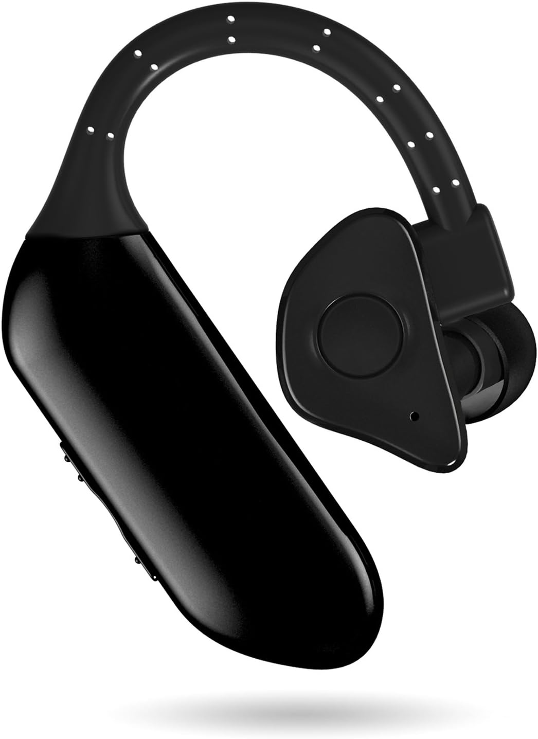 EXPIDEA Single Bluetooth Headphone Wireless Mini Earbud In-ear Hands-free Earpiece Built in Microphone Bluetooth v4.1 Dual Battery Separable Headset Black