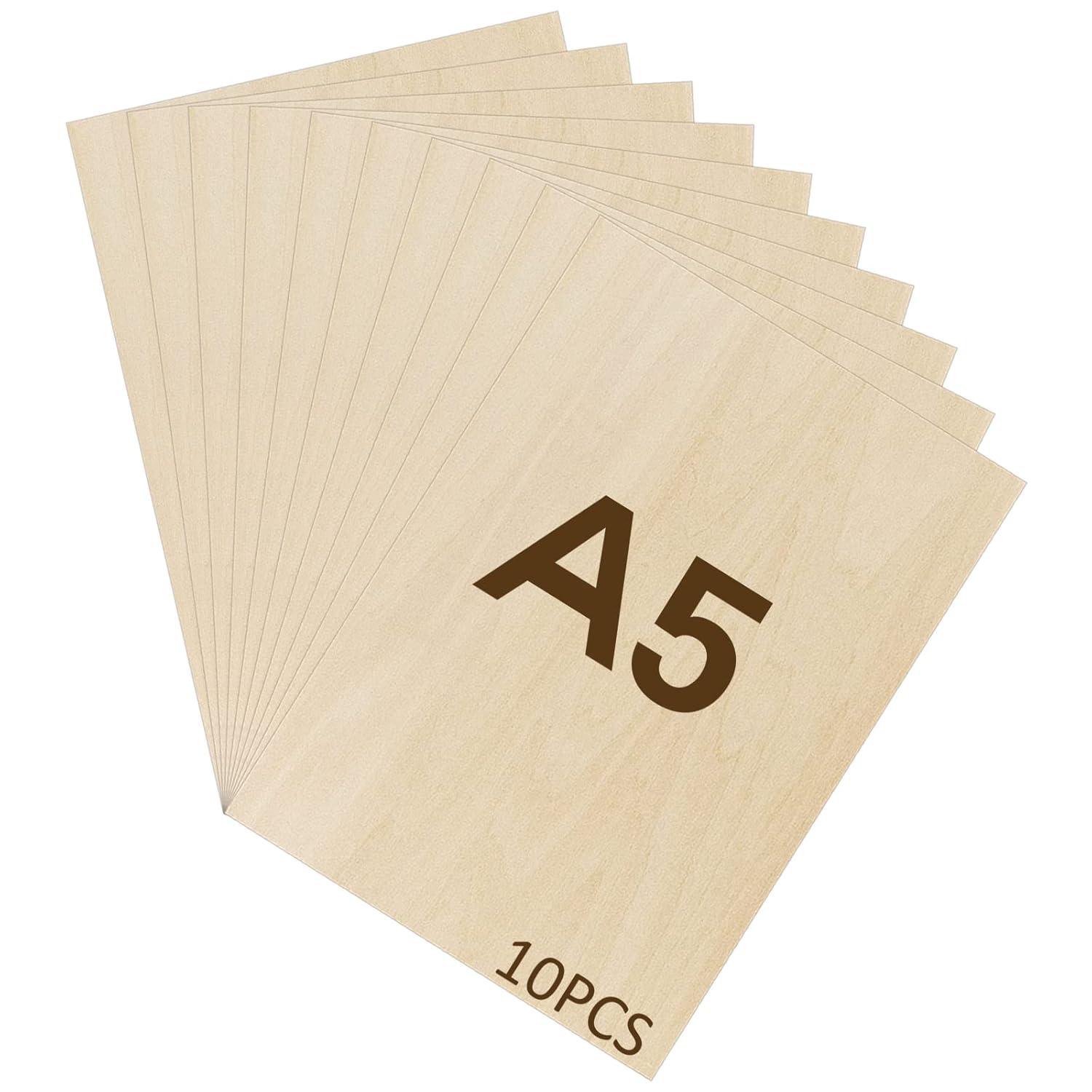 Fogli Legno Compensato 2mm - 4 Pezzi A4 20x30cm | Per Fai Da Te, Modellismo E Pirografia | Legno Di Tiglio - Foto 7