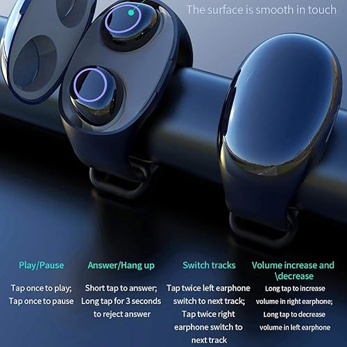 Bloomma 2019 Nuovi Auricolari Senza Fili Auricolare Senza Fili Bluetooth 5 0 Stereo Suono Auricolare Vero Proprio Braccialetto Portatile Wireless Orologio Caricatore stoccaggio Cuffie Bloomma 2019 Nuovi Auricolari Senza Fili Auricolare Senza Fili Bluetooth 5 0 Stereo Suono Auricolare Vero Proprio Braccialetto Portatile Wireless Orologio Caricatore stoccaggio Cuffie