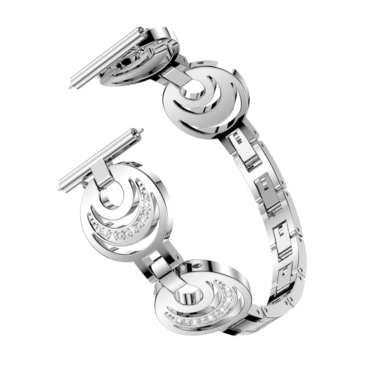 Gatuida 3 Piezas Pulsera De Reloj Banda De Reloj De Cristal Correa De Reloj 2 Banda De Reloj Bling Banda De Reloj De Reloj Banda De Reloj Inteligente Sol Estrella Estilo